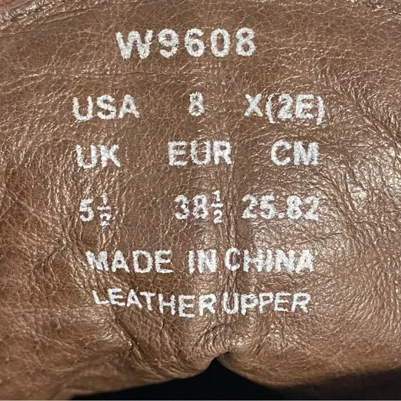 Propet Brown Leather Elite Walkers Women’s Size 8X (2E) Wide Steel Shank Lace Up - Picture 10 of 11